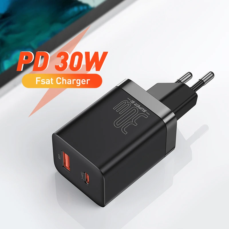 DELI 23M Charger 30W USB Type C Fast Charger QC3.0 USB C Quick Charge 3.0 Dual Port Phone Charge for iPhone 14 13 X Xs Macbook
DELI 23M Charger 30W USB Type C Fast Charger QC3.0 USB C Quick Charge 3.0 Dual Port Phone Charge for iPhone 14 13 X Xs Macbook