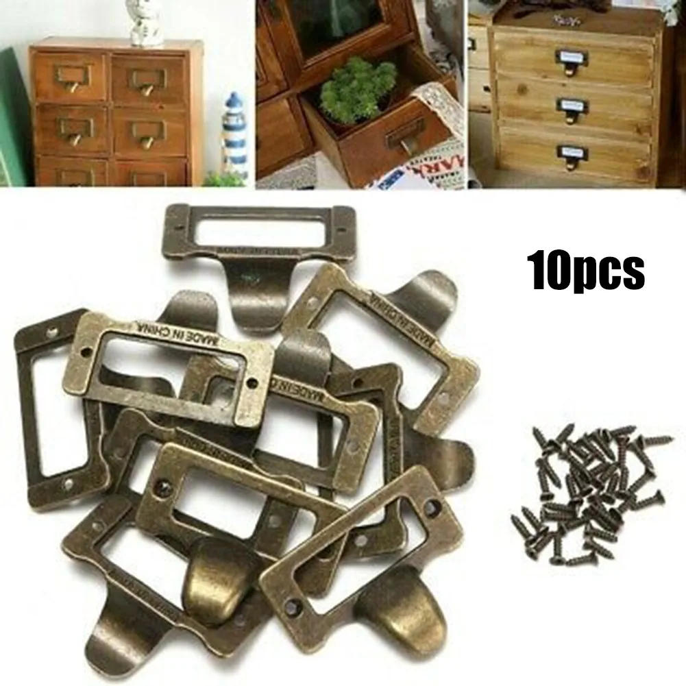Tag File 10 PCS Label Pulls 48mm*35mm Vintage Antique Brass Antique Style Cabinet Cupboard Drawer File Case Frame
Tag File 10 PCS Label Pulls 48mm*35mm Vintage Antique Brass Antique Style Cabinet Cupboard Drawer File Case Frame