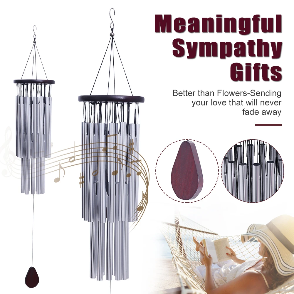 Fashion Antique Resonant 27 Tubes Wind Chime Bells Hanging Living Bed Home Decor Gift Outdoor Yard Garden Metal Pipe Wind Chimes
Fashion Antique Resonant 27 Tubes Wind Chime Bells Hanging Living Bed Home Decor Gift Outdoor Yard Garden Metal Pipe Wind Chimes