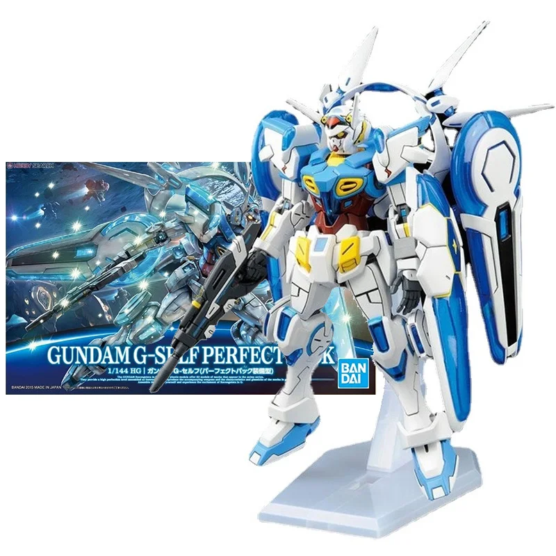 Bandai Genuine Gundam Model Kit Anime Figure HG G-SELF Perfect Pack Collection Gunpla Anime Action Figure Toys for Children
Bandai Genuine Gundam Model Kit Anime Figure HG G-SELF Perfect Pack Collection Gunpla Anime Action Figure Toys for Children