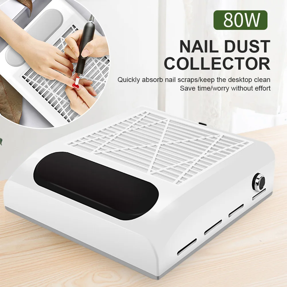 80W Powerful Nail Vacuum Dust Collector Strong Sunction With Dust Collecting Bags/Filter Low Noise Nail Vacuum Cleaner Manicure
80W Powerful Nail Vacuum Dust Collector Strong Sunction With Dust Collecting Bags/Filter Low Noise Nail Vacuum Cleaner Manicure