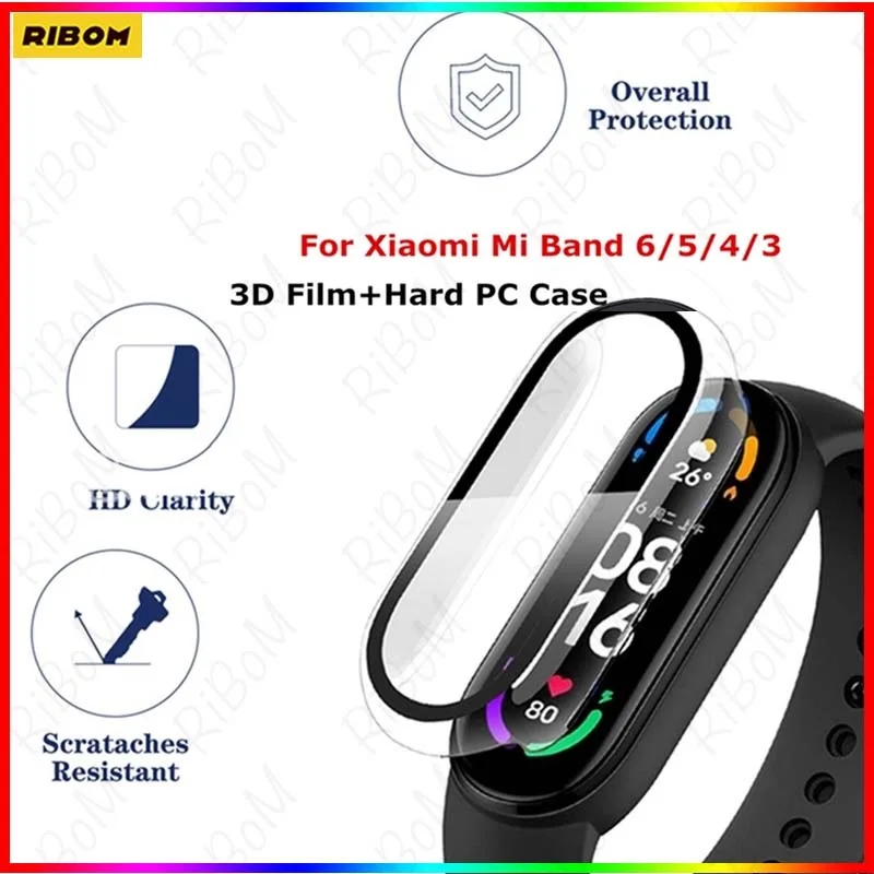 Новинка 3D пленка + жесткий чехол из поликарбоната для Xiaomi Mi Band 6 5 4 3 Смарт-ремешок Mi4 Mi3 полноэкранный защитный чехол
Новинка 3D пленка + жесткий чехол из поликарбоната для Xiaomi Mi Band 6 5 4 3 Смарт-ремешок Mi4 Mi3 полноэкранный защитный чехол