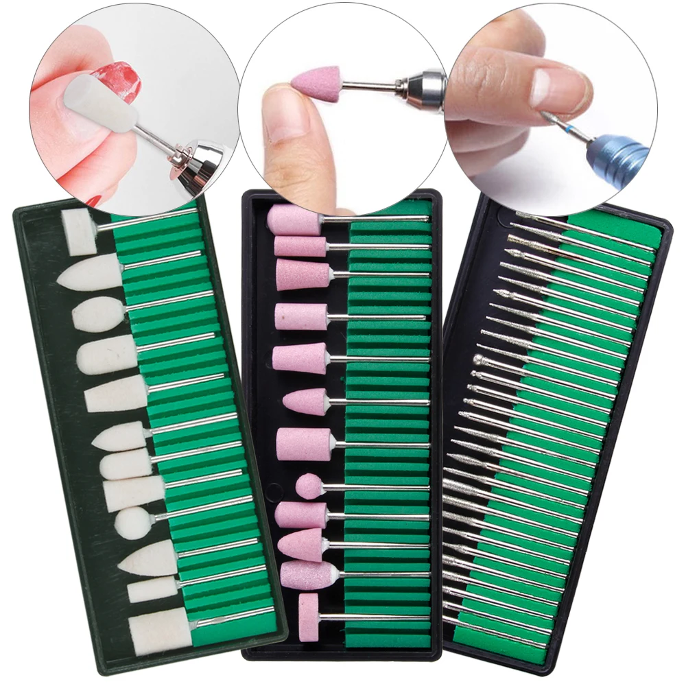 12/30Pcs Quartz Nail Drill Bits Set Wool Diamond Manicure Drill Bits Pedicure Cutters Professional Nails Cuticle Bit Accessories
12/30Pcs Quartz Nail Drill Bits Set Wool Diamond Manicure Drill Bits Pedicure Cutters Professional Nails Cuticle Bit Accessories