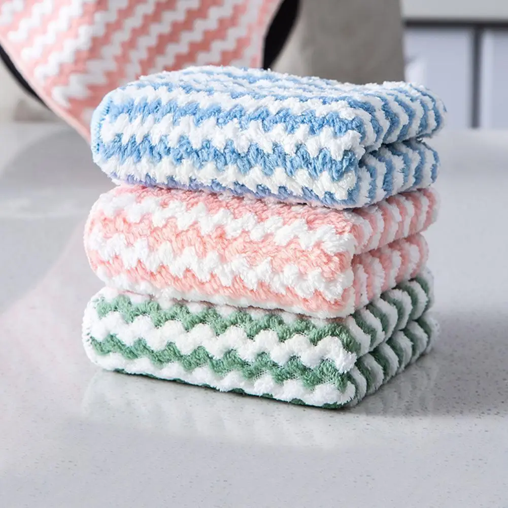 5PCS Microfiber Thick Kitchen Towel Dishcloth Household Gadget Pad Kitchen Scouring Cleaning Cloth Oil Table Rags Wipe Non- X1L6
5PCS Microfiber Thick Kitchen Towel Dishcloth Household Gadget Pad Kitchen Scouring Cleaning Cloth Oil Table Rags Wipe Non- X1L6
