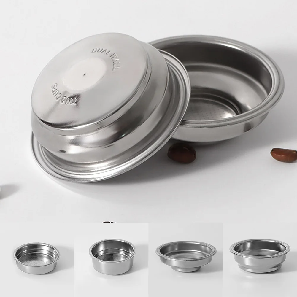 Coffee Filter Basket Double Stainless Steel Pressurized Coffee Filter Basket Replacement Parts 51/58mm Kitchen Bar Coffeeware
Coffee Filter Basket Double Stainless Steel Pressurized Coffee Filter Basket Replacement Parts 51/58mm Kitchen Bar Coffeeware