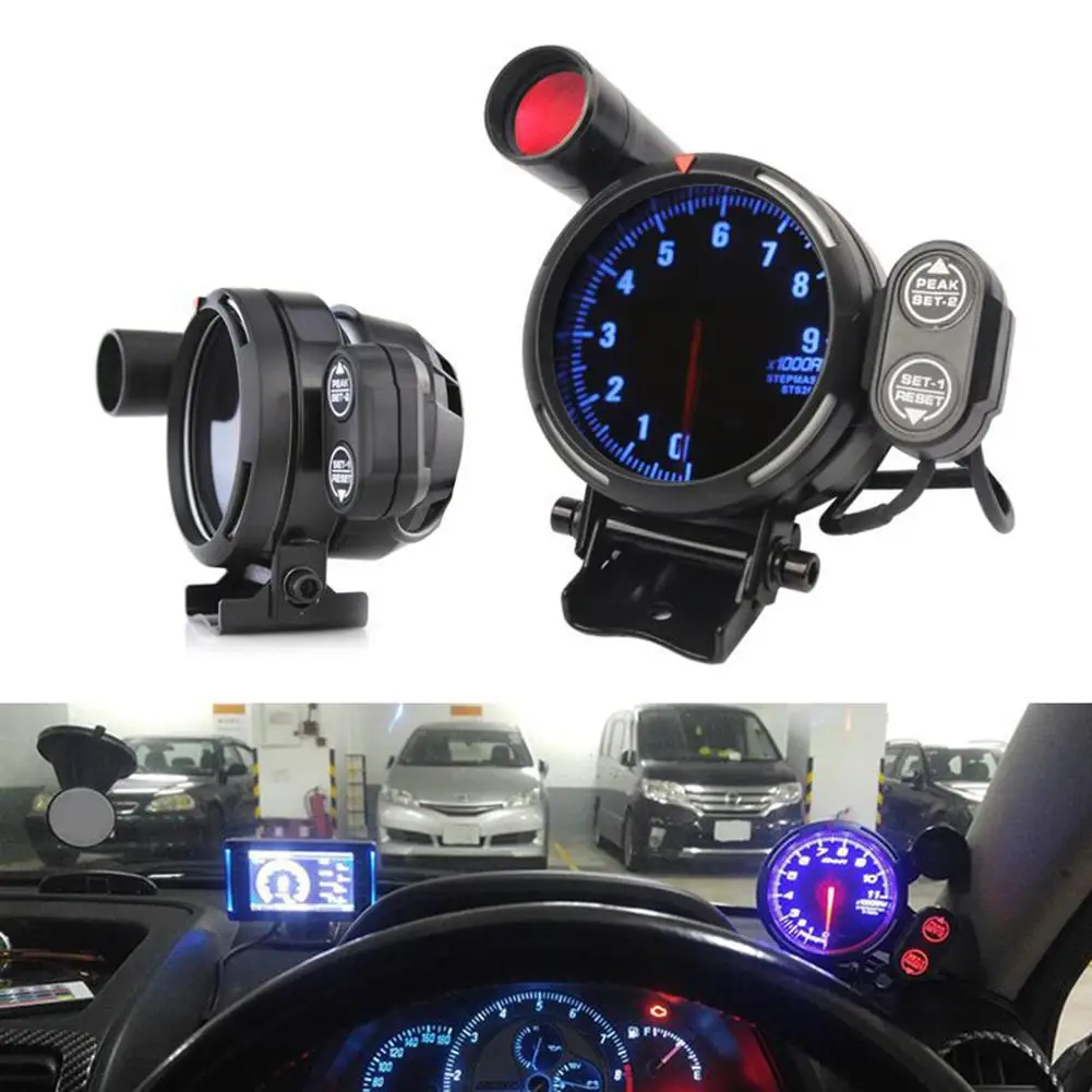 Tachometer Gauge 12v 80mm Automotive Replacement Tachometers 0-11000 Rpm With Peak-memory Function Led Background Light
Tachometer Gauge 12v 80mm Automotive Replacement Tachometers 0-11000 Rpm With Peak-memory Function Led Background Light