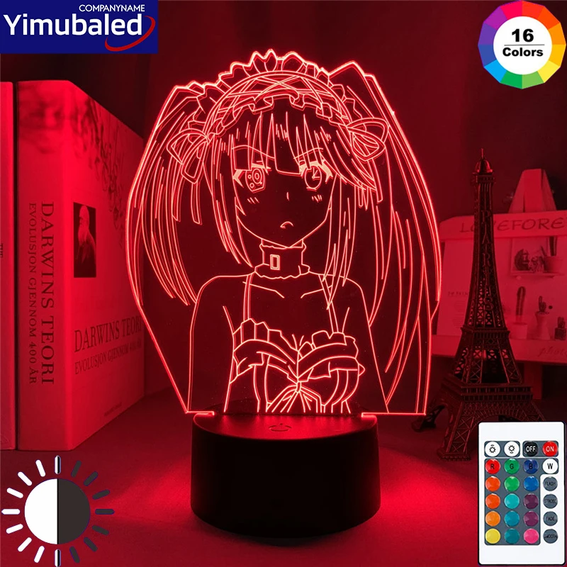 Japanese Date A Live 3D Night Light Tokisaki Kurumi Acrylic Plate Anime Lamp 16/7 Colors Neon Nightlight Bedroom Decor Kids Gift
Japanese Date A Live 3D Night Light Tokisaki Kurumi Acrylic Plate Anime Lamp 16/7 Colors Neon Nightlight Bedroom Decor Kids Gift