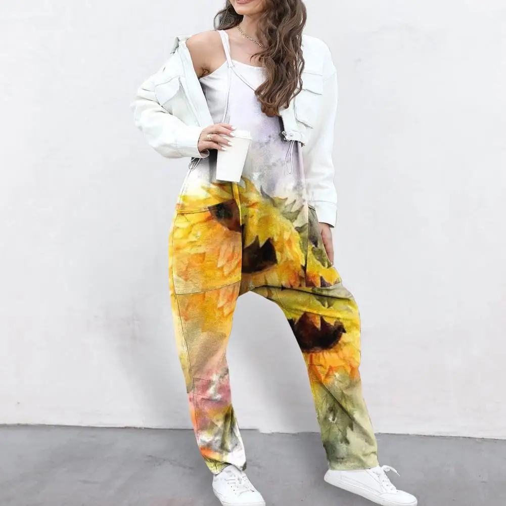 Fashion Women Romper Digital Print Non-Fading Casual Jumpsuit Temperament Loose Women Jumpsuit
Fashion Women Romper Digital Print Non-Fading Casual Jumpsuit Temperament Loose Women Jumpsuit