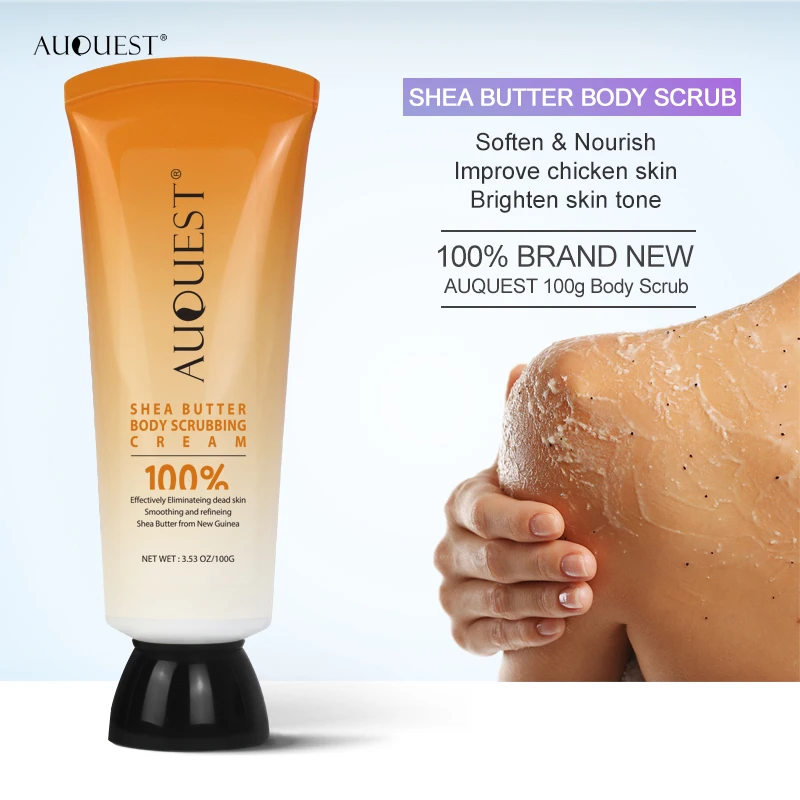 AUQUEST 100g Shea Butter Body Scrub Exfoliating Scrub Deep Clean Moisturizing Whiten lightening Soft Skin Repair Care Cream
AUQUEST 100g Shea Butter Body Scrub Exfoliating Scrub Deep Clean Moisturizing Whiten lightening Soft Skin Repair Care Cream
