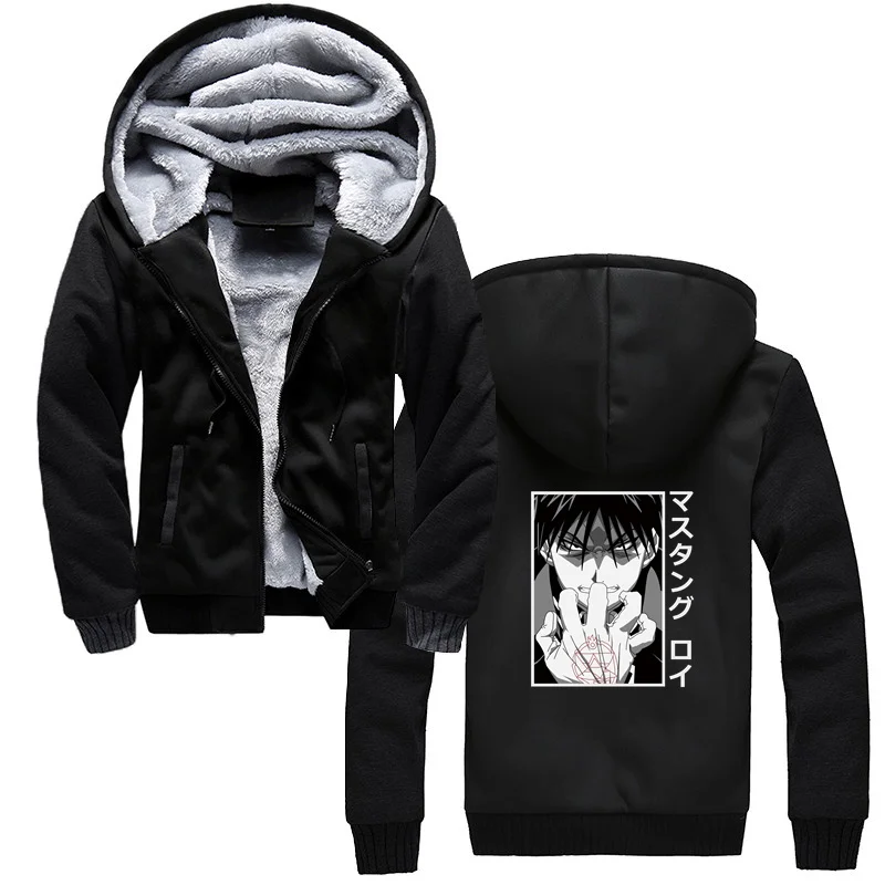 Fullmetal Alchemist Anime Roy Mustang Hoodie Vintage Men's Winter Thick Warm Sweatshirts Oversized Hooded Jackets
Fullmetal Alchemist Anime Roy Mustang Hoodie Vintage Men's Winter Thick Warm Sweatshirts Oversized Hooded Jackets