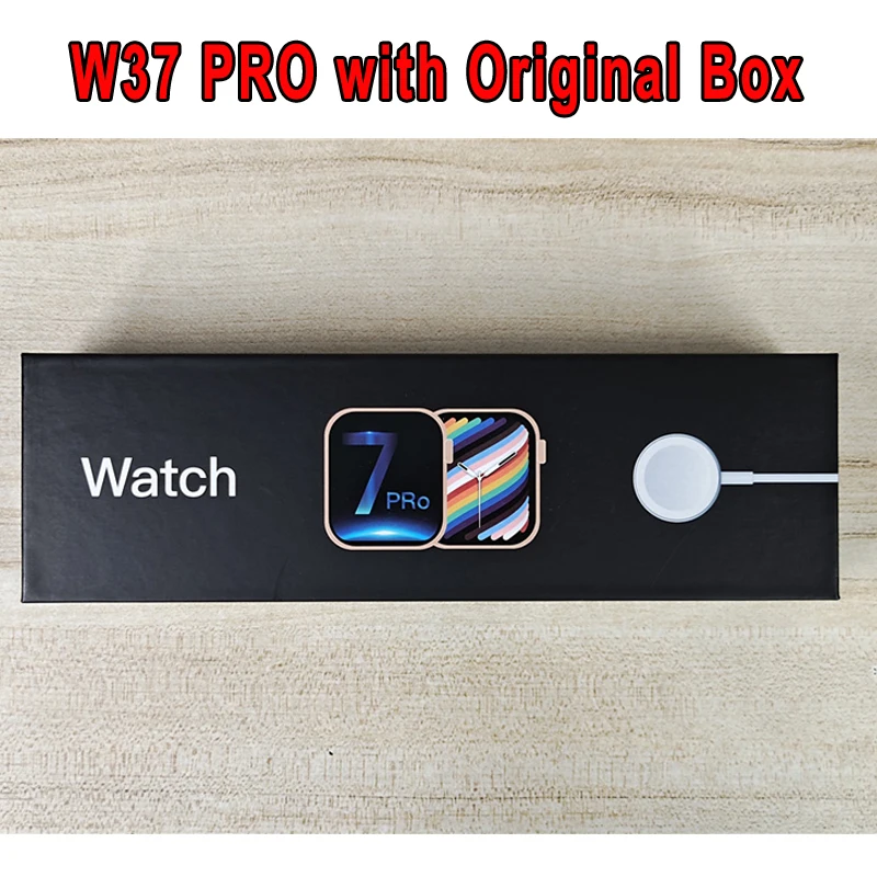 5 шт. 10 W37 Pro Смарт-часы оптовая продажа низкая цена оригинальные iwo Две кнопки 44 мм