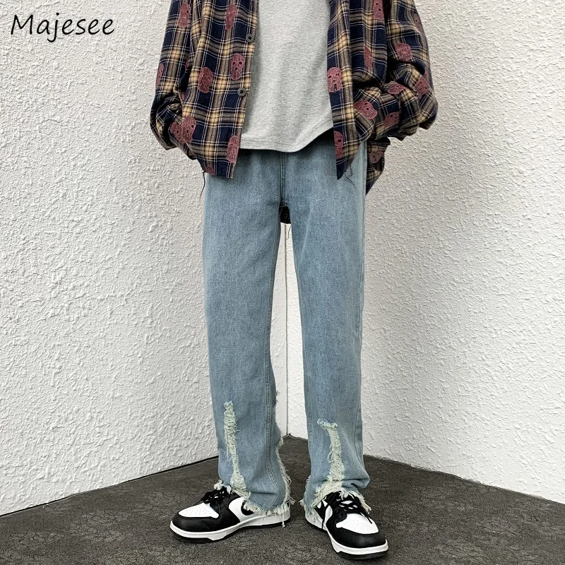 Blue Jeans Men Straight Pockets Vintage Design Fashion Students All-match Spring New Cosy Harajuku Popular Denim Leisure Daily
Blue Jeans Men Straight Pockets Vintage Design Fashion Students All-match Spring New Cosy Harajuku Popular Denim Leisure Daily