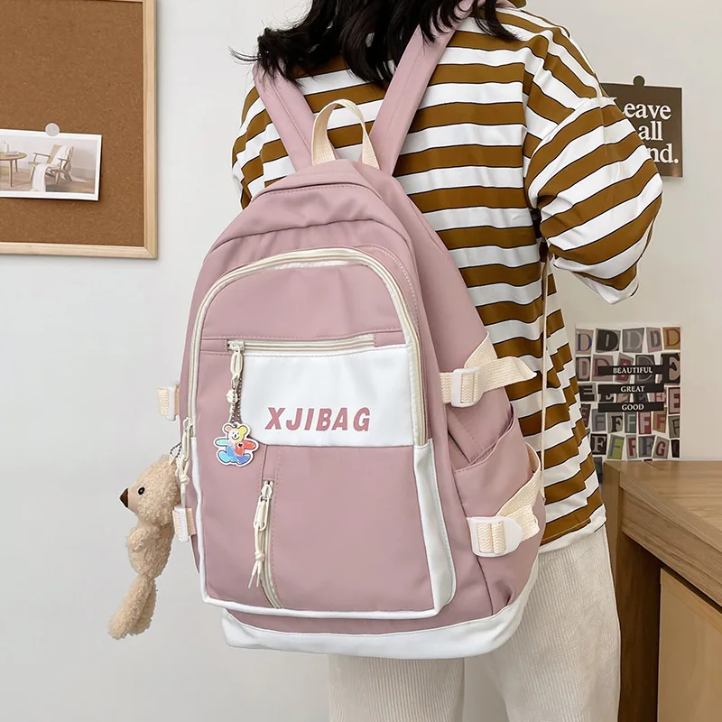 Color matching vertical zipper style literary large-capacity student schoolbag 2022 autumn junior high school student backpack
Color matching vertical zipper style literary large-capacity student schoolbag 2022 autumn junior high school student backpack