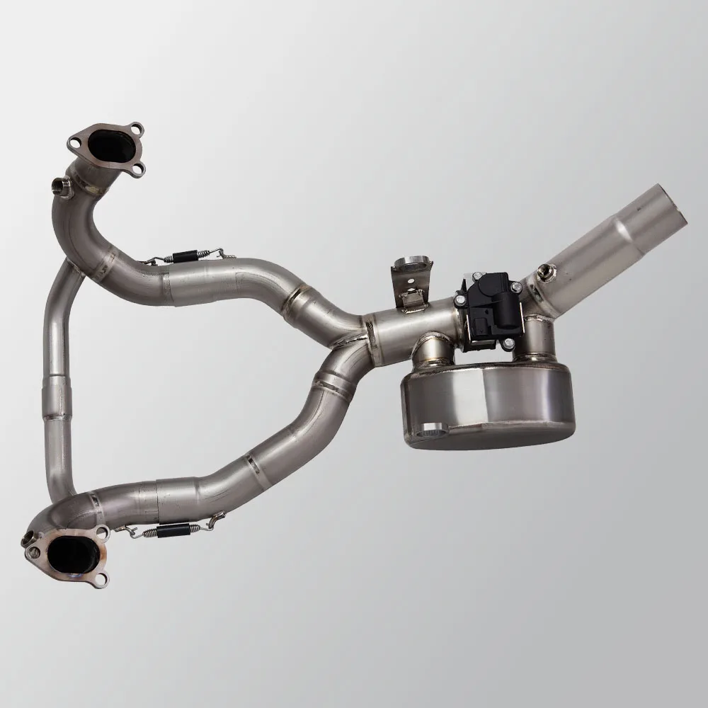 Для BMW R1300GS ADV R1300R R1300RS мотоциклетный выпускной коллектор титановая труба 60 мм с электрическим управляемым клапаном, совместимая OEM
Для BMW R1300GS ADV R1300R R1300RS мотоциклетный выпускной коллектор титановая труба 60 мм с электрическим управляемым клапаном, совместимая OEM