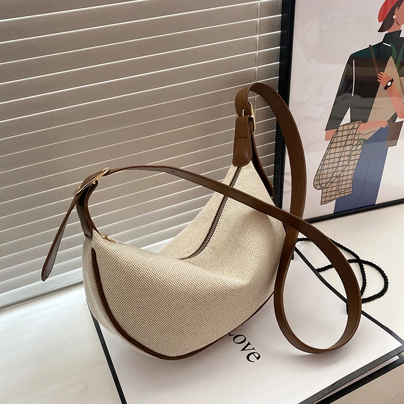Female Canvas Handbags Designer Simple Women Bags Casual Travel Shoulder Bag Fashion Hobos Bags Ladies Cross Body Bag Sac A Main
Female Canvas Handbags Designer Simple Women Bags Casual Travel Shoulder Bag Fashion Hobos Bags Ladies Cross Body Bag Sac A Main
