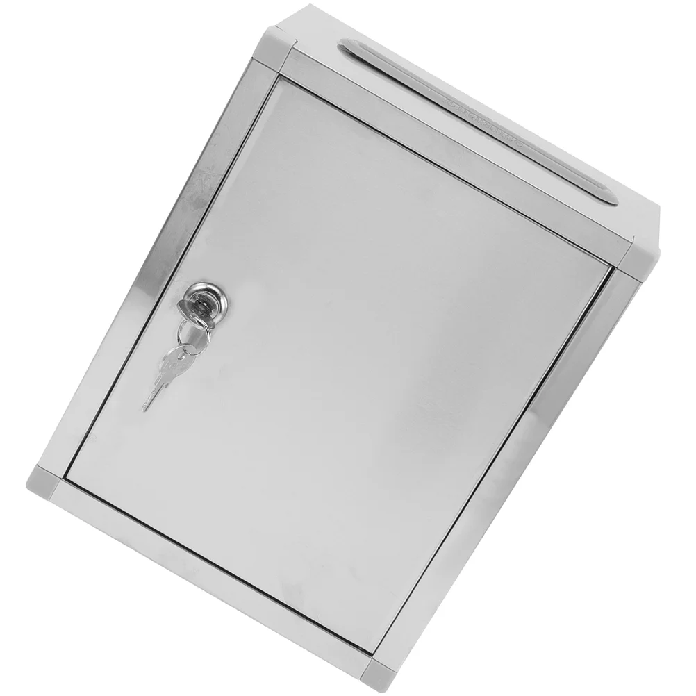 Locking Deposit Drop Box Wall Mounted Mailboxes Office Cellphone Post Storage Bins Key Cabinet Small Survey Rectangular
Locking Deposit Drop Box Wall Mounted Mailboxes Office Cellphone Post Storage Bins Key Cabinet Small Survey Rectangular