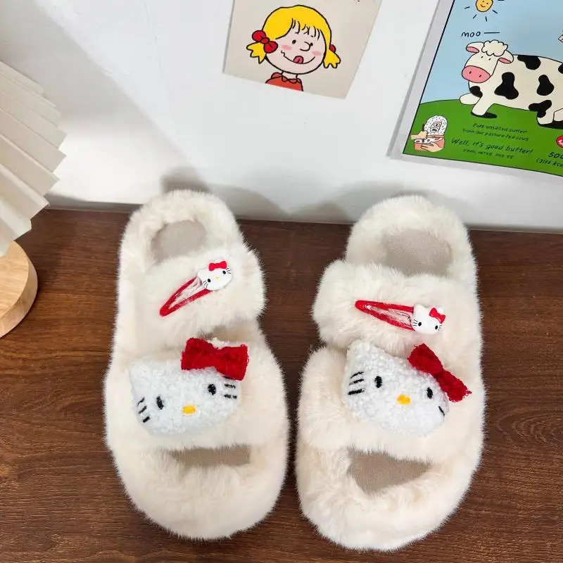Новые хлопковые домашние тапочки Hellokitty в стиле аниме, Женские Симпатичные плюшевые туфли на плоской подошве, пушистые тапочки Y2K, женские домашние Нескользящие туфли с мультяшным рисунком
Новые хлопковые домашние тапочки Hellokitty в стиле аниме, Женские Симпатичные плюшевые туфли на плоской подошве, пушистые тапочки Y2K, женские домашние Нескользящие туфли с мультяшным рисунком