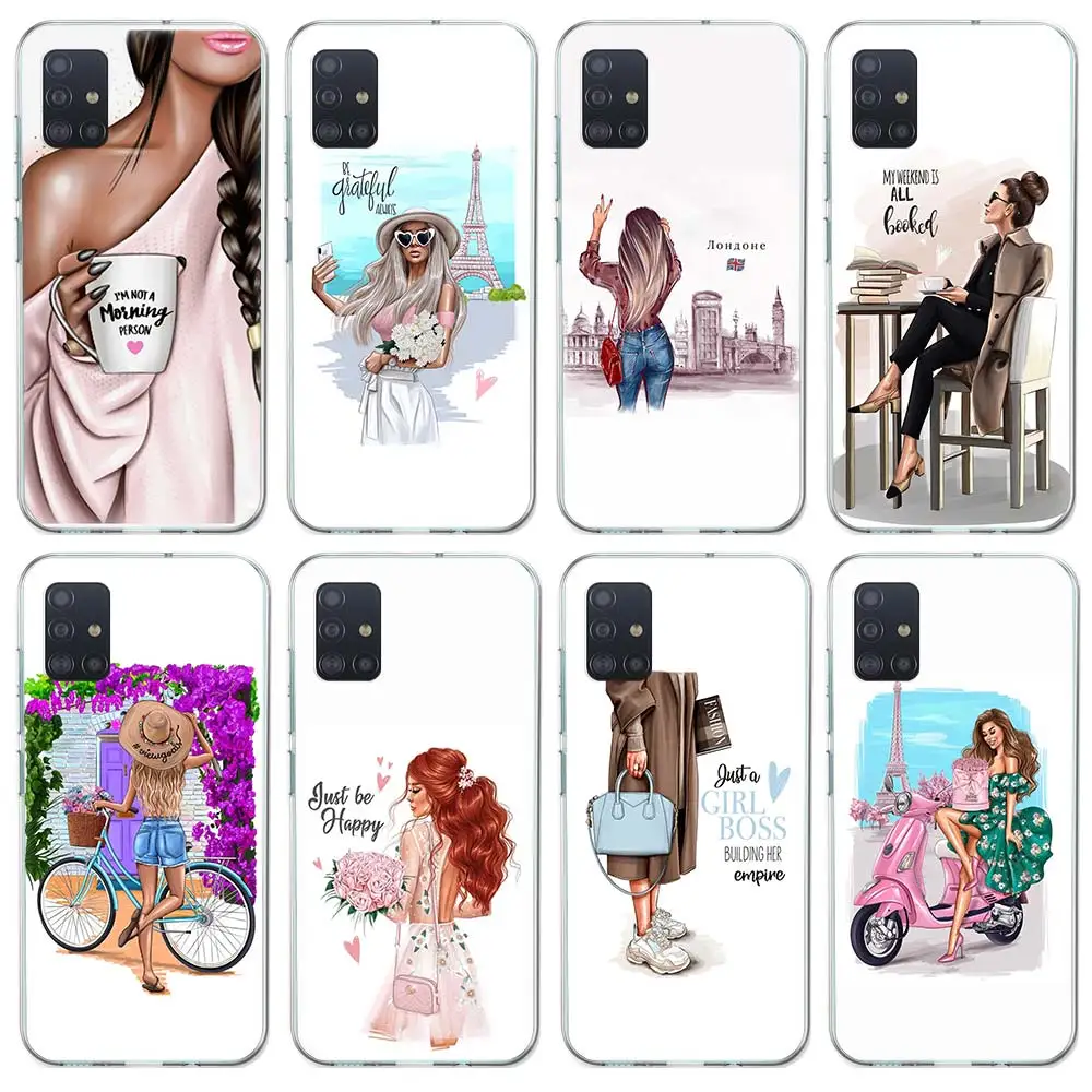 Fashion Girl Boss Coffee Case Funda For Samsung Galaxy A51 A71 A42 5G A50 A70 A30 A40 A10S A20E A91A6 A7 A8 A9 Phone Cover Coque
Fashion Girl Boss Coffee Case Funda For Samsung Galaxy A51 A71 A42 5G A50 A70 A30 A40 A10S A20E A91A6 A7 A8 A9 Phone Cover Coque
