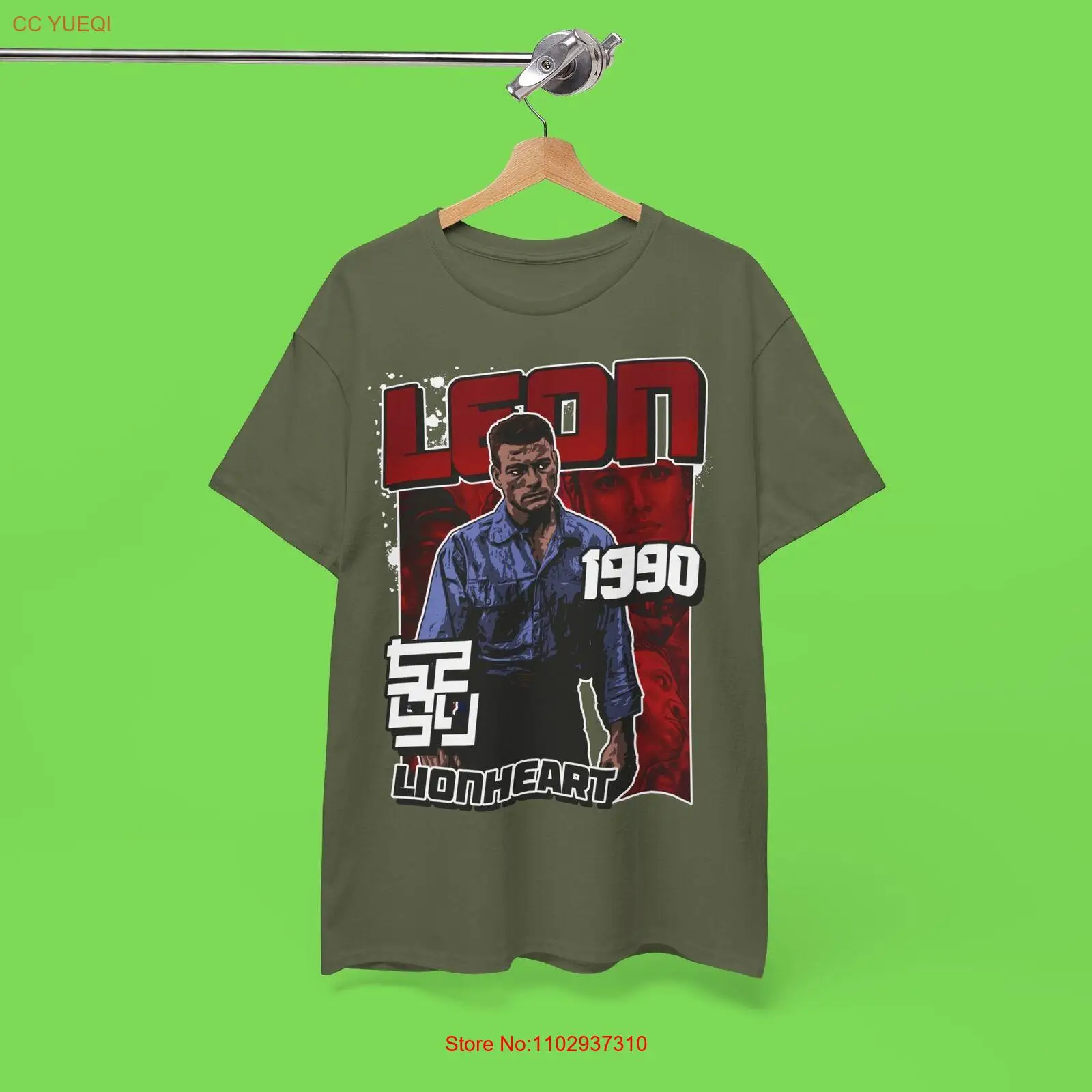 Leon Lionheart Ohne Ausweg кровоsport 80er kульфильм | Ван Дамме JCVD Футболка