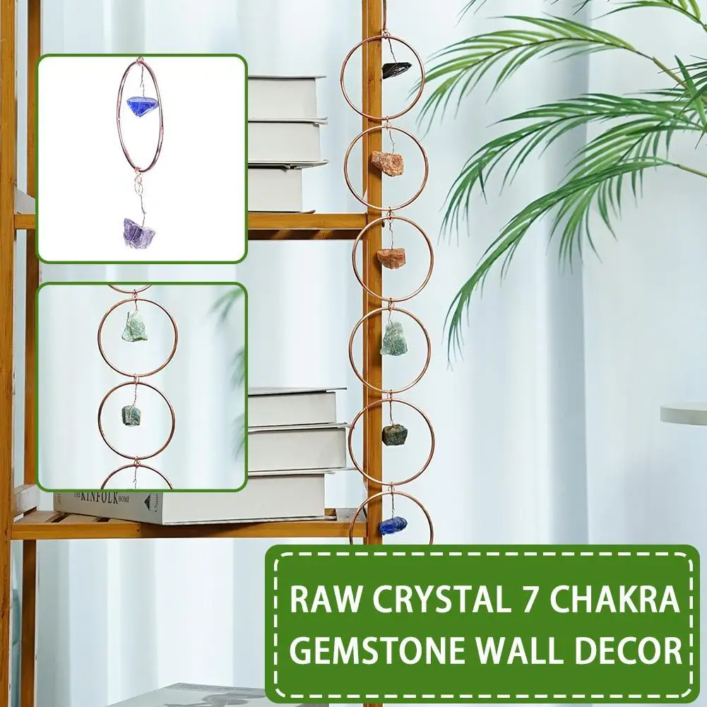 Crystal 7 Chakra Gemstone Wall Decor Tree Of Life Meditation Chakra Home Shui Crystals Stone Hanging Ornament (Random Stone) 
Crystal 7 Chakra Gemstone Wall Decor Tree Of Life Meditation Chakra Home Shui Crystals Stone Hanging Ornament (Random Stone)