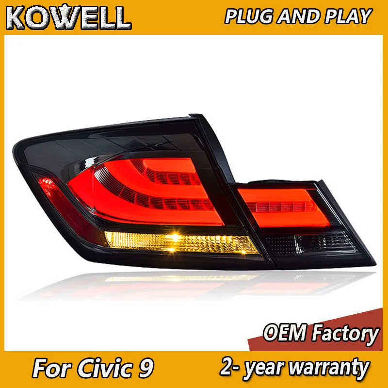 Car Styling for Honda Civic 9.5 LED Tail Light 2014-2015 Civic 9th Gen Tail Light LED DRL Dynamic Turn Signal High Beam
Car Styling for Honda Civic 9.5 LED Tail Light 2014-2015 Civic 9th Gen Tail Light LED DRL Dynamic Turn Signal High Beam
