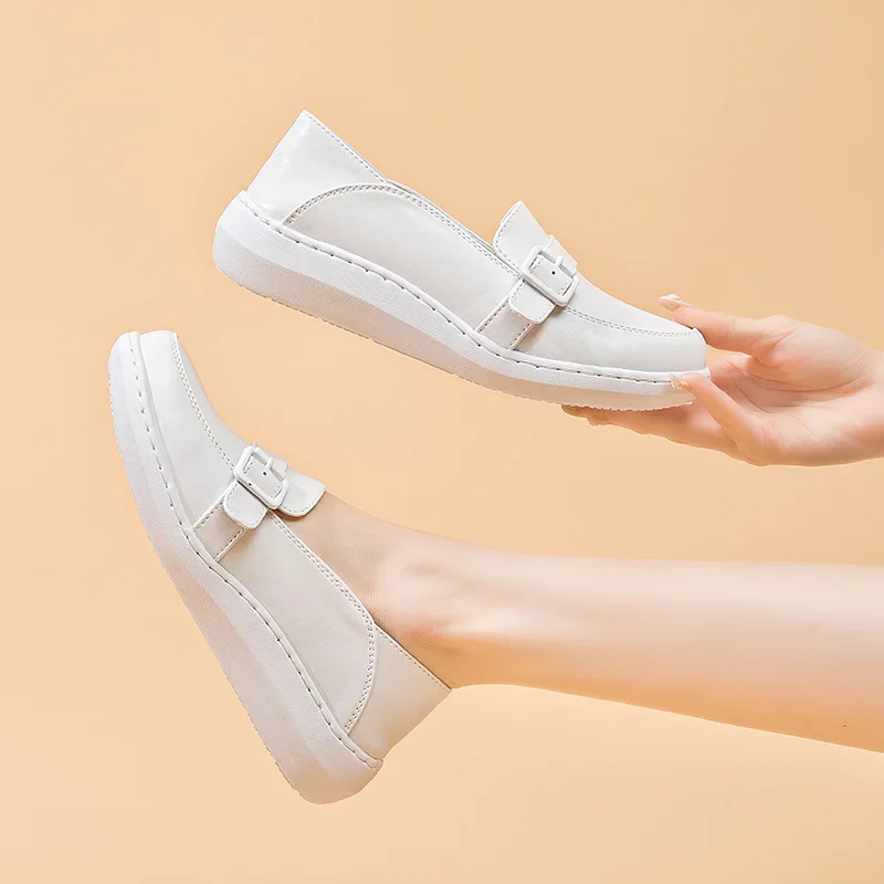 Новые стильные белые кроссовки для медсестер из ЭВА с воздушной подушкой, удобные белые кроссовки с мягкой подошвой