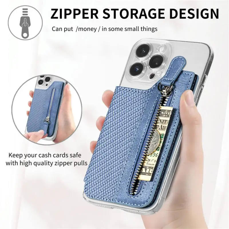 New Universal Mobile Card Case Holder Multi Seat Zippered Leather Phone Case Creative And Personalized Back Sticker Card Bag
New Universal Mobile Card Case Holder Multi Seat Zippered Leather Phone Case Creative And Personalized Back Sticker Card Bag