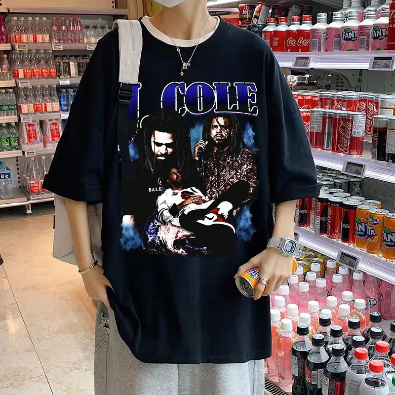 Hot Sale Rapper Hip Hop J Cole Crooked Smile Tshirt Streetwear Men Women High Street Tee Short Sleeve Fashion Oversized T-shirt 
Hot Sale Rapper Hip Hop J Cole Crooked Smile Tshirt Streetwear Men Women High Street Tee Short Sleeve Fashion Oversized T-shirt