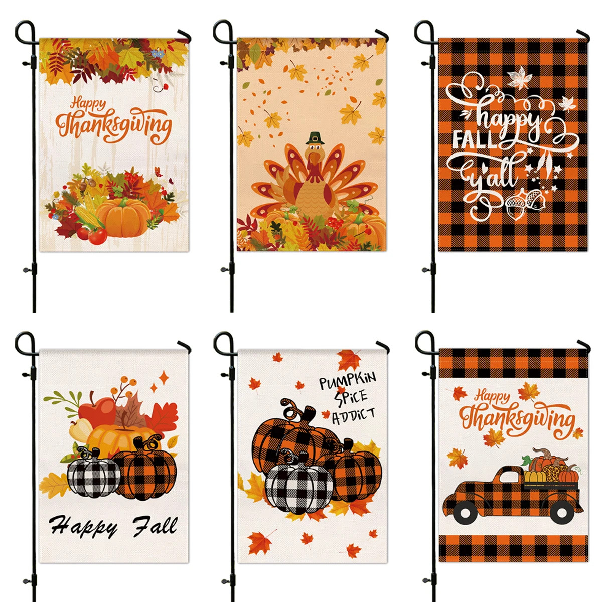 30x45cm Happy Fall Thanksgiving Garden Flag Vertical Double Sided Pumpkin Gnomes Farmhouse Autumn Banner Yard Outdoor Decoration
30x45cm Happy Fall Thanksgiving Garden Flag Vertical Double Sided Pumpkin Gnomes Farmhouse Autumn Banner Yard Outdoor Decoration