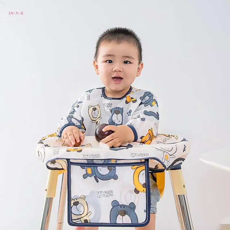 51BA Full Sleeved Bib Baby Coverall Feeding Bib Waterproof Toddler Smock Bib Food Water Spill Protection Toddler Cartoon Bibs
51BA Full Sleeved Bib Baby Coverall Feeding Bib Waterproof Toddler Smock Bib Food Water Spill Protection Toddler Cartoon Bibs