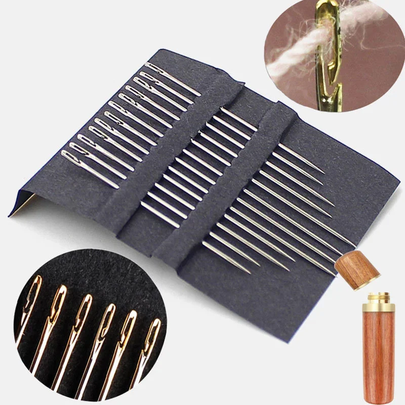 12 Pcs Elderly Needle-side Hole Blind Needle Hand Household Sewing Stainless Steel Sewing Needless Threading Apparel Sewing
12 Pcs Elderly Needle-side Hole Blind Needle Hand Household Sewing Stainless Steel Sewing Needless Threading Apparel Sewing