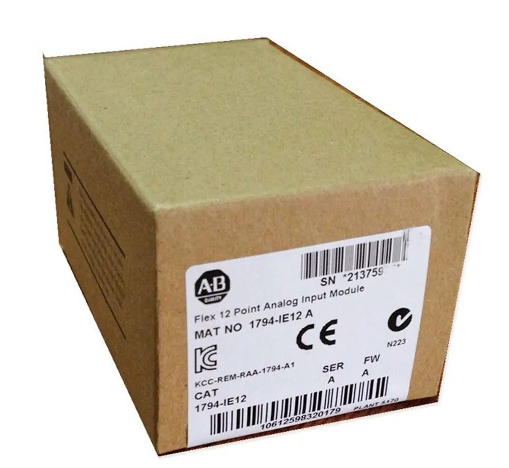 Новый аналоговый входной модуль Allen-Bradley AB 1794-IE12 Ser A Flex, 12 точек, герметичный
