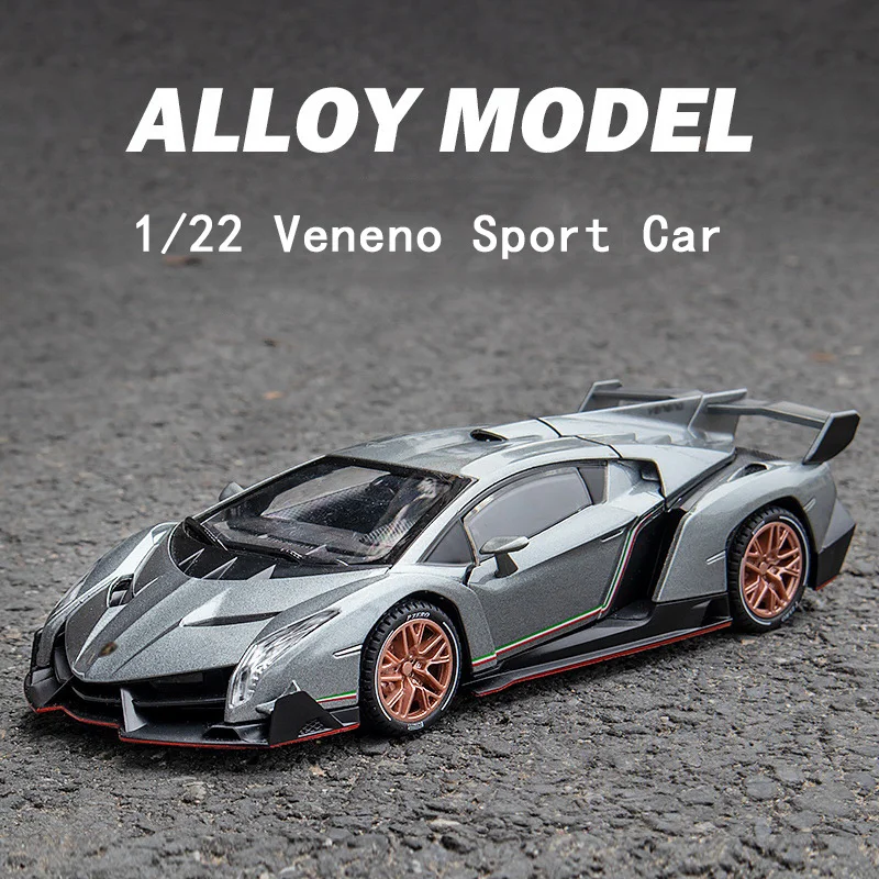 1:22 SimulationToy Car VENENO SPORT Race Car Metal Toy Alloy Car Diecasts & Toy Vehicles Car Model light sound Toys For Children
1:22 SimulationToy Car VENENO SPORT Race Car Metal Toy Alloy Car Diecasts & Toy Vehicles Car Model light sound Toys For Children