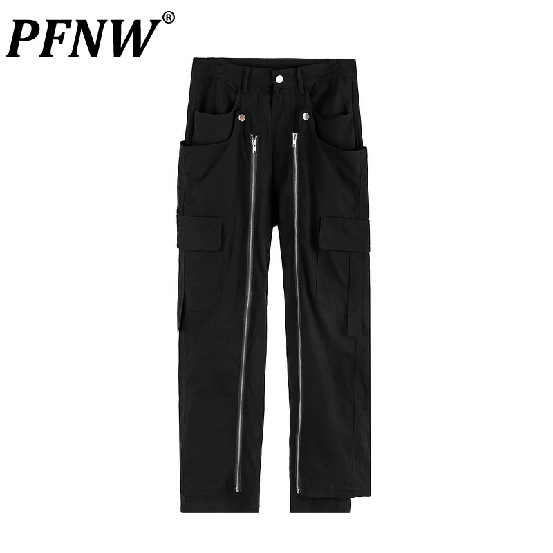 PFNW Summer Men's High Street Darkwear Zippers Splicing Straight Cargo Pants Tide Versatile Tactical Motorcycle Trousers 12Z1508
PFNW Summer Men's High Street Darkwear Zippers Splicing Straight Cargo Pants Tide Versatile Tactical Motorcycle Trousers 12Z1508