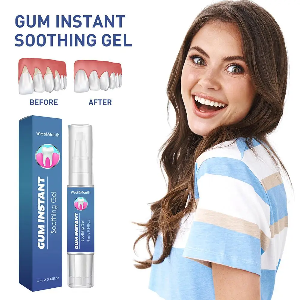 Gum Soothing Gel Relieve Mouth Sores Blisters Periodontal Antibacteria Care 4ml Pain Clean Pharyngitis Gum Oral Treatment F2X3
Gum Soothing Gel Relieve Mouth Sores Blisters Periodontal Antibacteria Care 4ml Pain Clean Pharyngitis Gum Oral Treatment F2X3