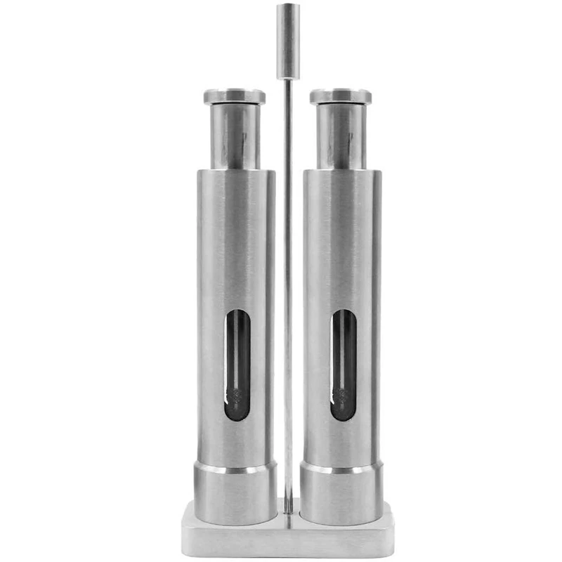 Pepper Grinder - Salt and Pepper Grinder Set Salt and Pepper Grinder Pepper Mills Grinders Mini Thumb Push Mill with Stand
Pepper Grinder - Salt and Pepper Grinder Set Salt and Pepper Grinder Pepper Mills Grinders Mini Thumb Push Mill with Stand