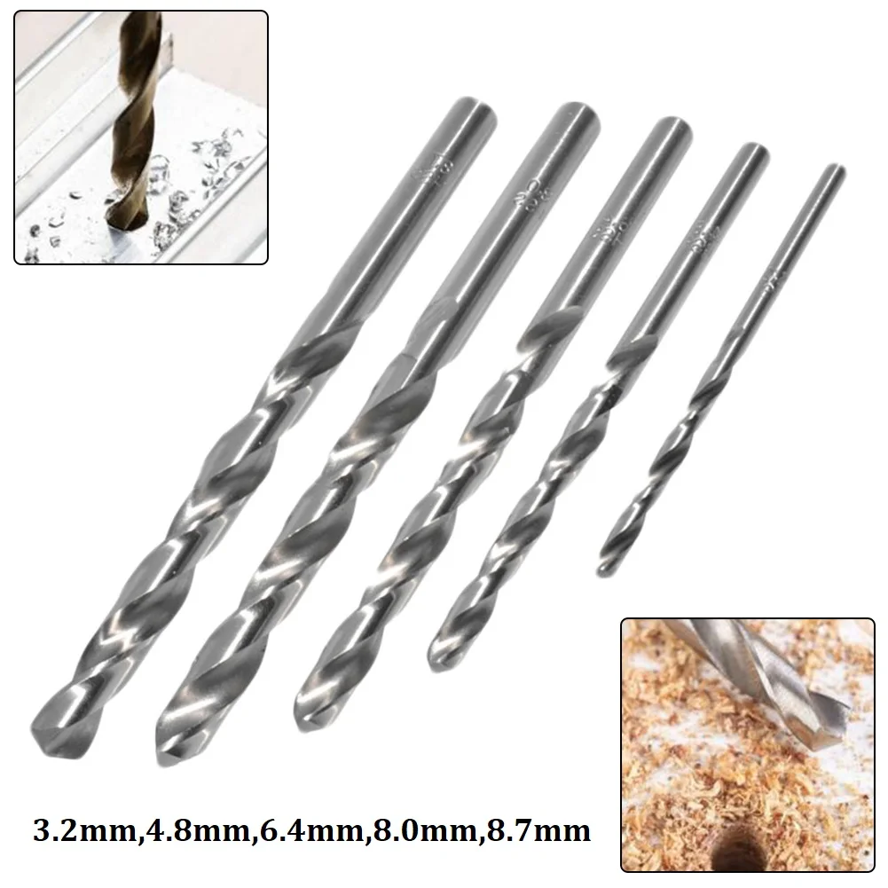 5Pcs Set HSS Left Hand Drill Bits 3.2-8.7mm Reversal Drills Screw Extraction Remover Woodworking Tools Power Tool Accessories
5Pcs Set HSS Left Hand Drill Bits 3.2-8.7mm Reversal Drills Screw Extraction Remover Woodworking Tools Power Tool Accessories