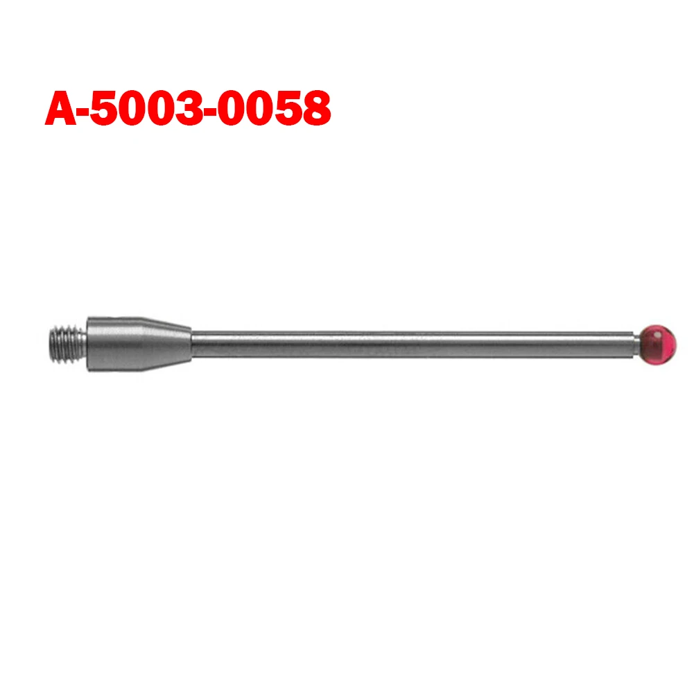 CMM Touch Probe M3 Thread Probe Stylus 3mm Ball Tips 40mm Long A-5003-0058 Light Weight Stainless Steel Contact Probe
CMM Touch Probe M3 Thread Probe Stylus 3mm Ball Tips 40mm Long A-5003-0058 Light Weight Stainless Steel Contact Probe