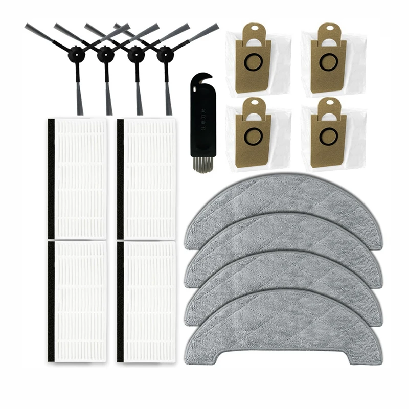 Robot Vacuum Cleaner Side Brush Hepa Filter Mop Rag Cloth Dust Bag Accessories Kit For Cecotec Conga 5290 Ultra
Robot Vacuum Cleaner Side Brush Hepa Filter Mop Rag Cloth Dust Bag Accessories Kit For Cecotec Conga 5290 Ultra