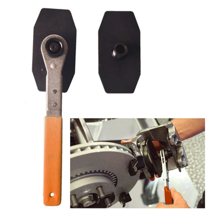 Brake Caliper Press Tool Car Piston Spreader Pad 360Degree Swing Ratchet Hand Wrench Expander for Single Twin Quads
Brake Caliper Press Tool Car Piston Spreader Pad 360Degree Swing Ratchet Hand Wrench Expander for Single Twin Quads