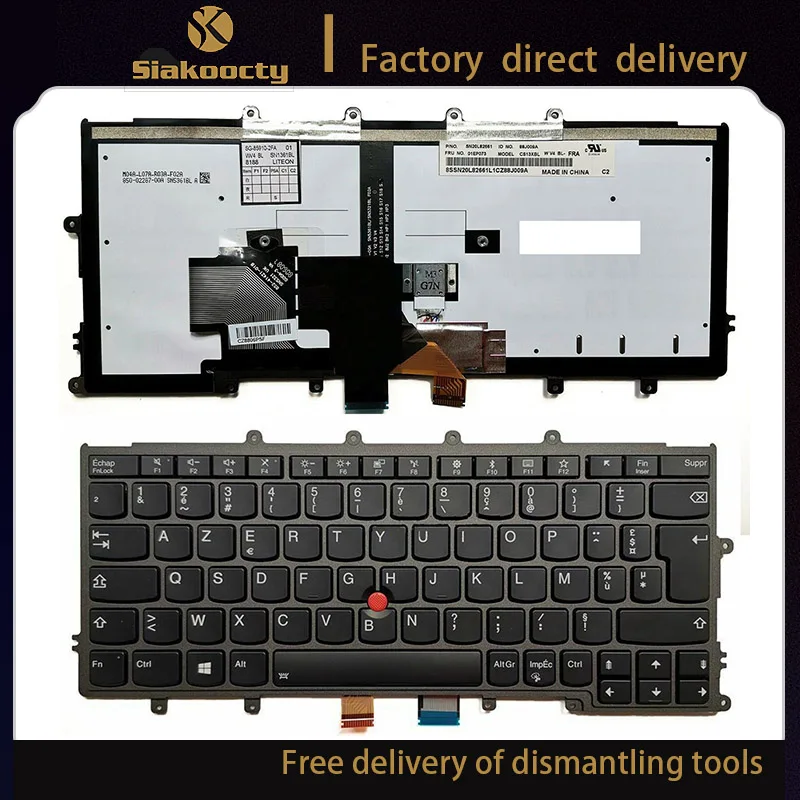 Siakoocty новая оригинальная Подлинная Клавиатура для Lenovo X270 клавиатура с подсветкой 01EP073 
Siakoocty новая оригинальная Подлинная Клавиатура для Lenovo X270 клавиатура с подсветкой 01EP073
