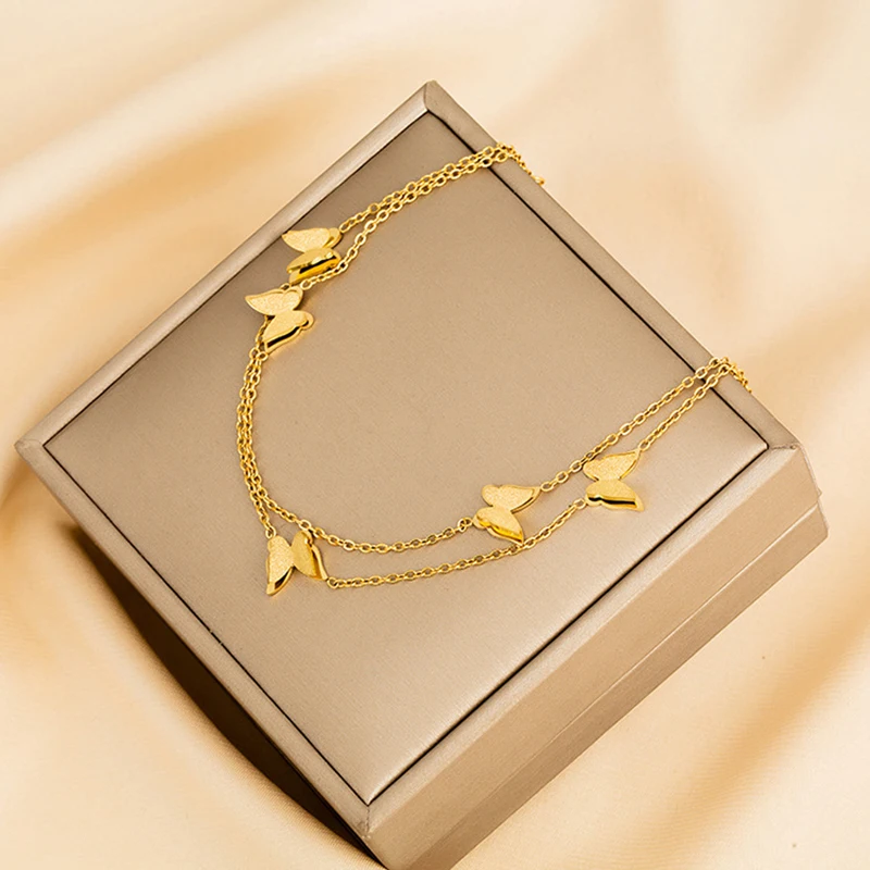 2022 Butterfly Anklet Gold Color Chain Foot Chain Jewelry For Women Summer Beach Anklet Butterfly Barefoot Chain
2022 Butterfly Anklet Gold Color Chain Foot Chain Jewelry For Women Summer Beach Anklet Butterfly Barefoot Chain