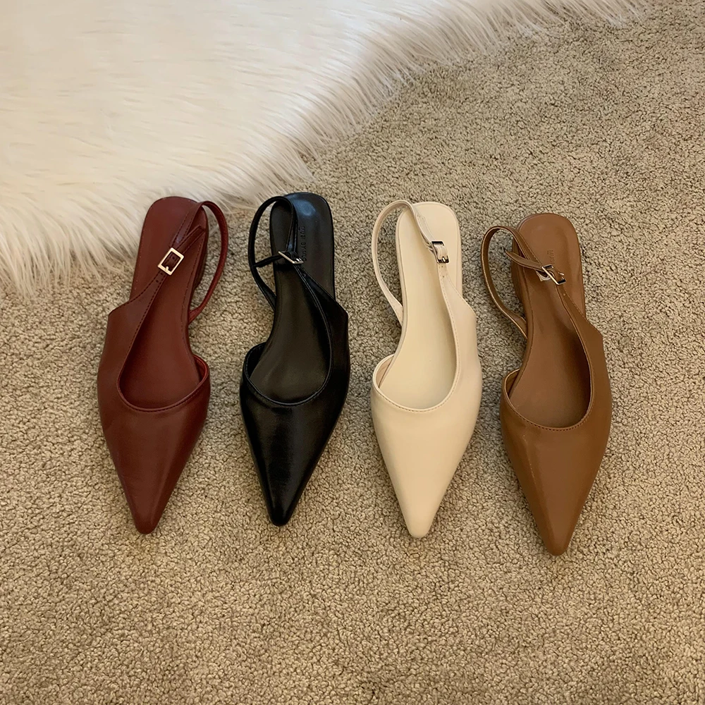 Pointed Heel Sandals Black Shoes for Women Shallow Mouth 2022 Summer Beige Clear Fashion Flat Spring Low Comfort Closed Girls Ne
Pointed Heel Sandals Black Shoes for Women Shallow Mouth 2022 Summer Beige Clear Fashion Flat Spring Low Comfort Closed Girls Ne