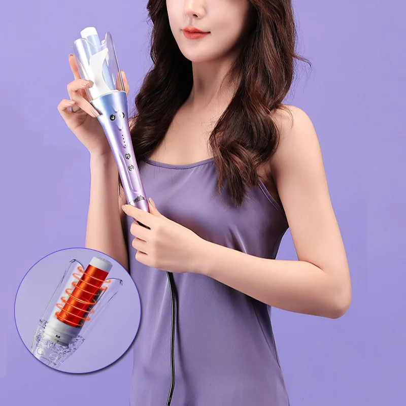 Adjustable Temperature Electric Auto Spin Wave Hair Anion Styling Transparent Rotating Head Handy Smart Hair Curing Iron Crimper
Adjustable Temperature Electric Auto Spin Wave Hair Anion Styling Transparent Rotating Head Handy Smart Hair Curing Iron Crimper