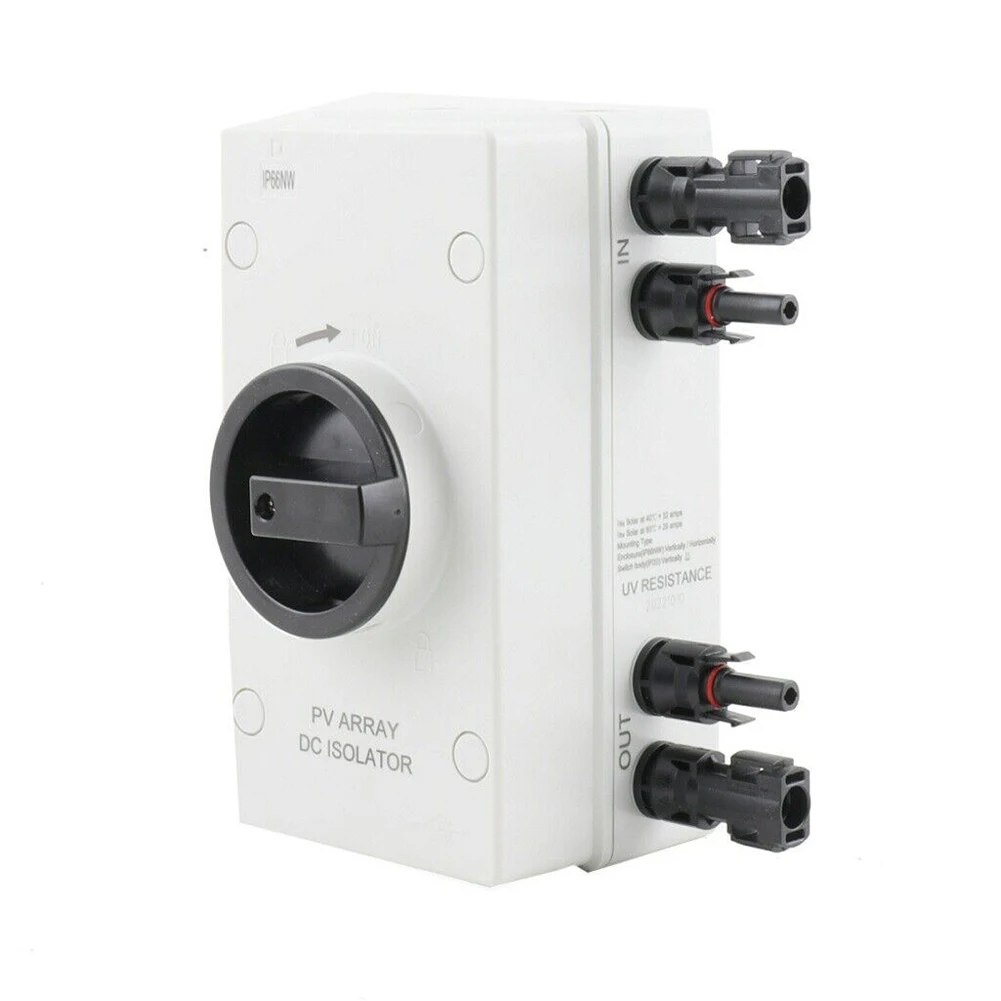 Control Switch Solar Disconnector 1000V 32A 4-Pole DC Isolation Conversion Photovoltaic Dedicated Smart Control
Control Switch Solar Disconnector 1000V 32A 4-Pole DC Isolation Conversion Photovoltaic Dedicated Smart Control