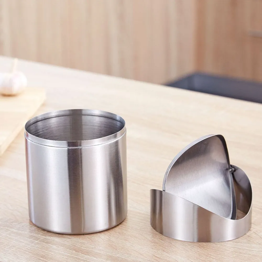 Creative Stainless Mini Waste Trash with Flip Lid for Office Desktop Living Room Table Bedroom
Creative Stainless Mini Waste Trash with Flip Lid for Office Desktop Living Room Table Bedroom