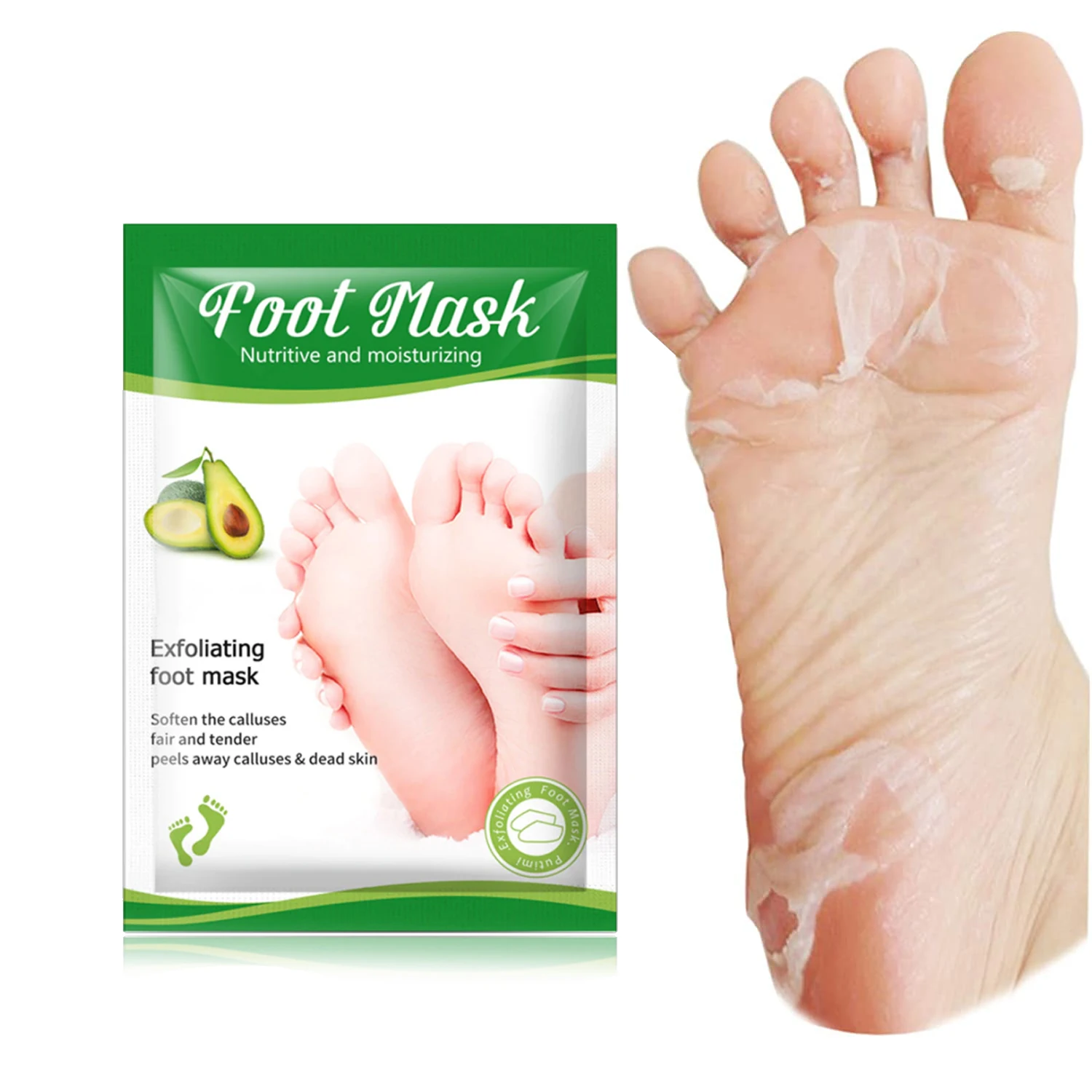 

Feet Exfoliating Foot Masks Spa Pedicure Socks Exfoliation Scrub Remove Dead Skin Heels Foot Peeling Anti Cracked Foot Skin Care