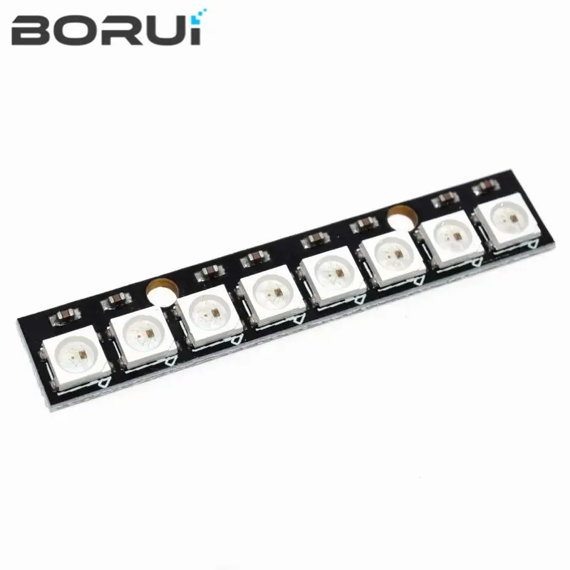 10 шт., 8-канальные светодиодные лампы WS2812 5050 RGB со встроенной полноцветной макетной платой
10 шт., 8-канальные светодиодные лампы WS2812 5050 RGB со встроенной полноцветной макетной платой