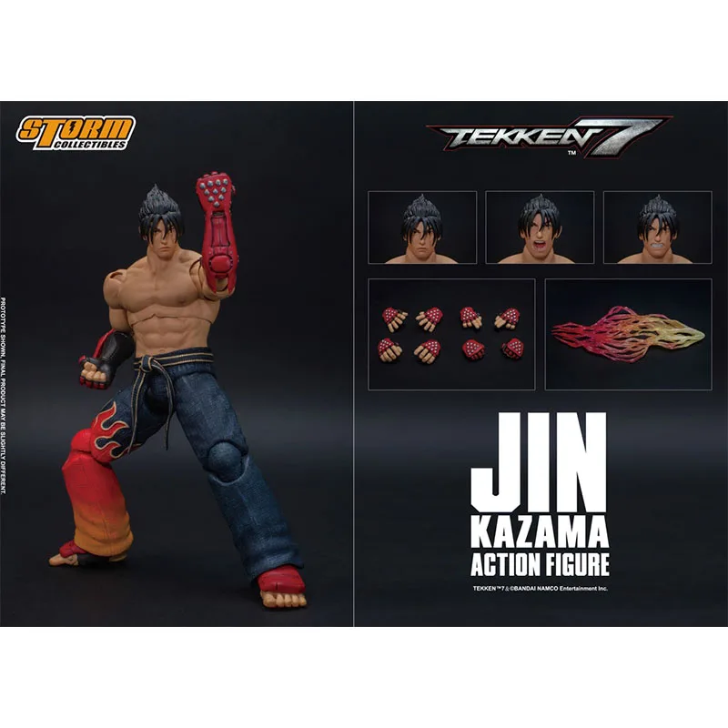 In Stock Original Storm Collectibles - Tekken 7 - Jin Kazama 1/12 Action Figure Collectible Model Toy Gift for Kids
In Stock Original Storm Collectibles - Tekken 7 - Jin Kazama 1/12 Action Figure Collectible Model Toy Gift for Kids