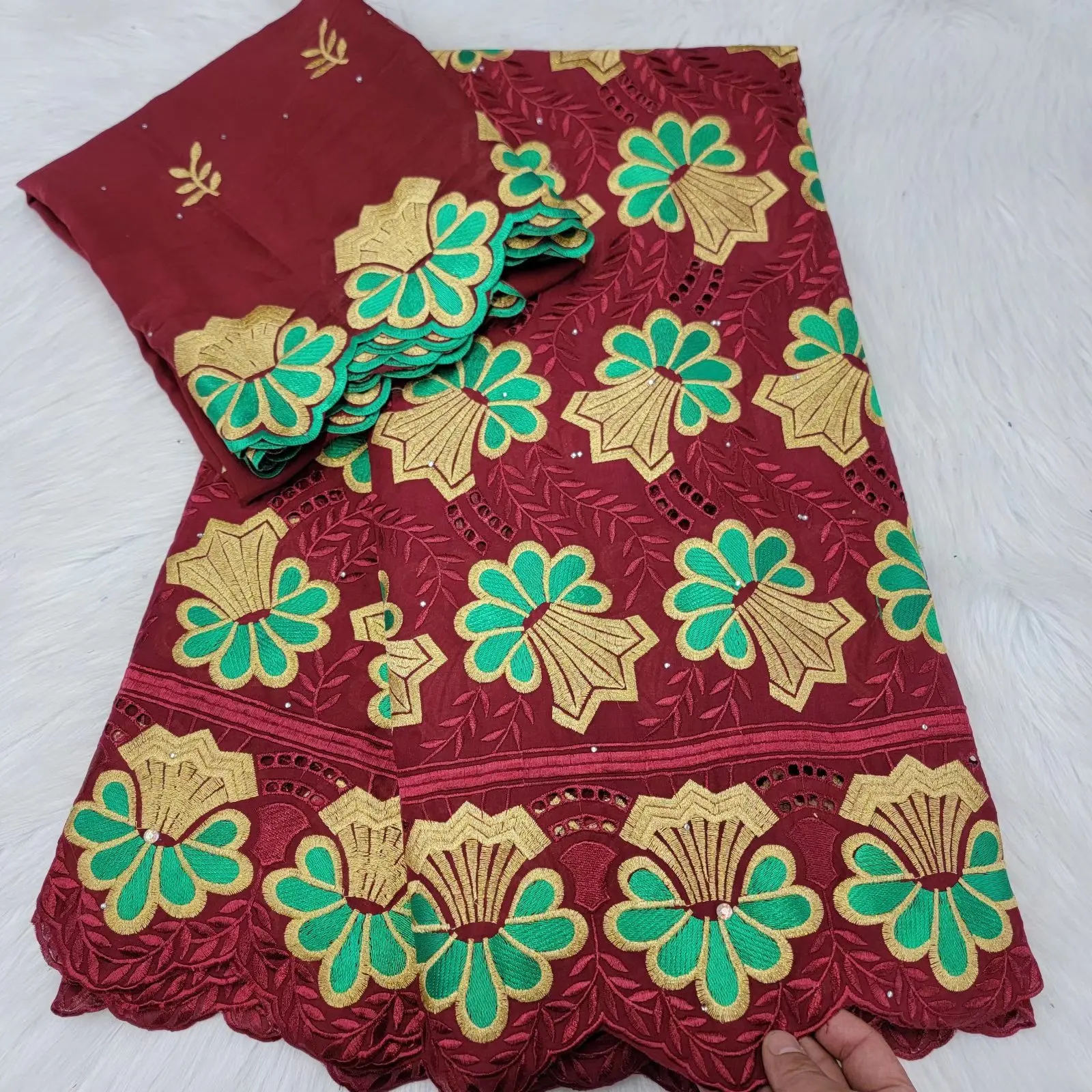 French Pure Cotton Lace Fabric 2022 New Embroidery African Organza 100%Cotton Fabric Swiss Voile Lace Popular Dubai h22-80
French Pure Cotton Lace Fabric 2022 New Embroidery African Organza 100%Cotton Fabric Swiss Voile Lace Popular Dubai h22-80